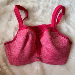 Panache Pink Sport Bra, Size 38 D